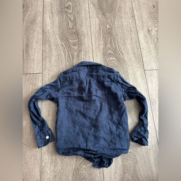 Janine &Jack and Gap Blue Kids Button-Up Shirt - Picture 8 of 11
